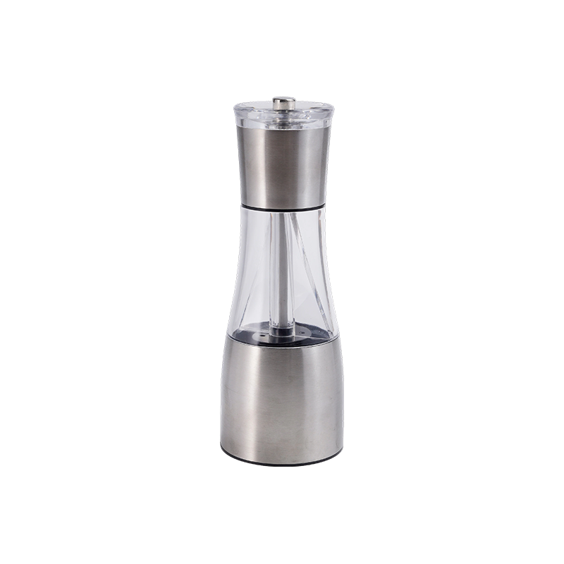 Grinder Salann Spíosraí Inchoigeartaithe de Láimh agus Grinder Piobar